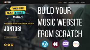 build your website and beat store